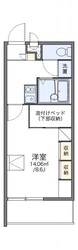 レオパレスサンブリッジIVの物件間取画像